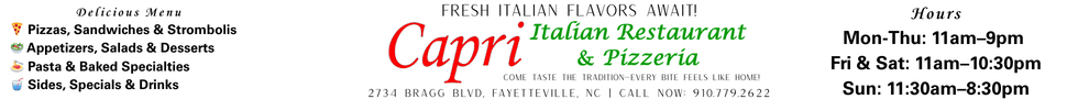 Capri Italian Restaurant & Pizzeria
